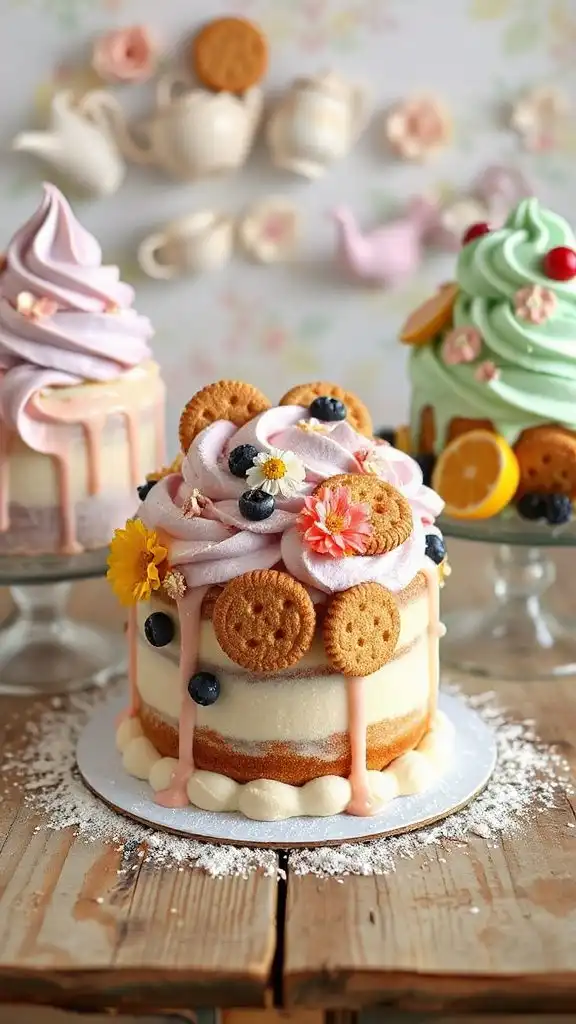 whimsical colorful buttercream cake whimsical colorful buttercream cake