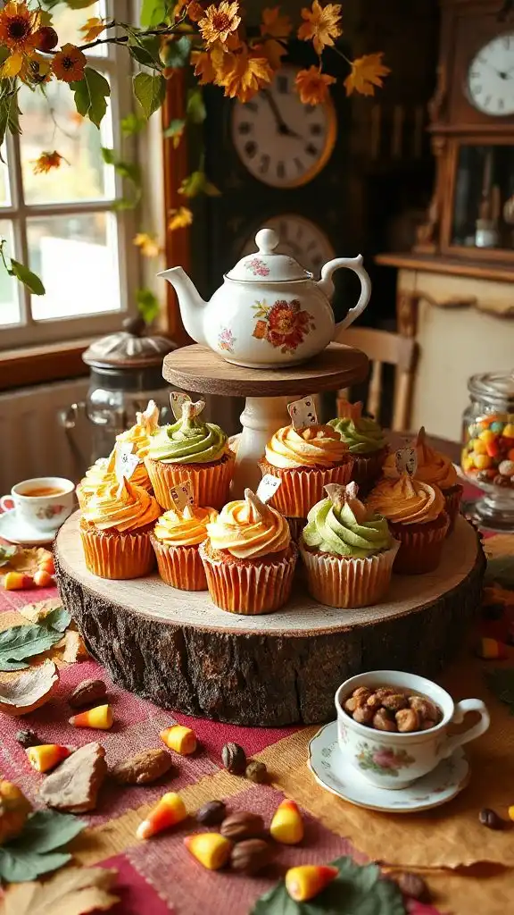 whimsical tea party cupcakes