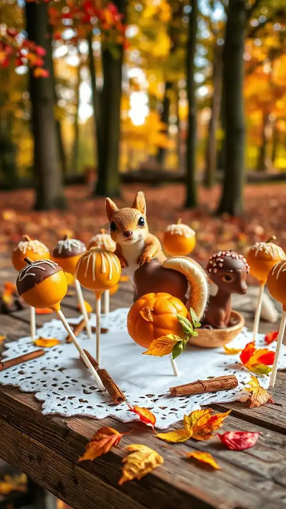 whimsical woodland animal treats