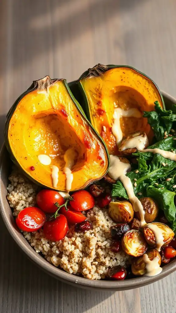 wholesome acorn squash bowl