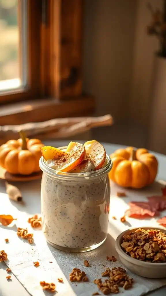 wholesome apple cinnamon pudding