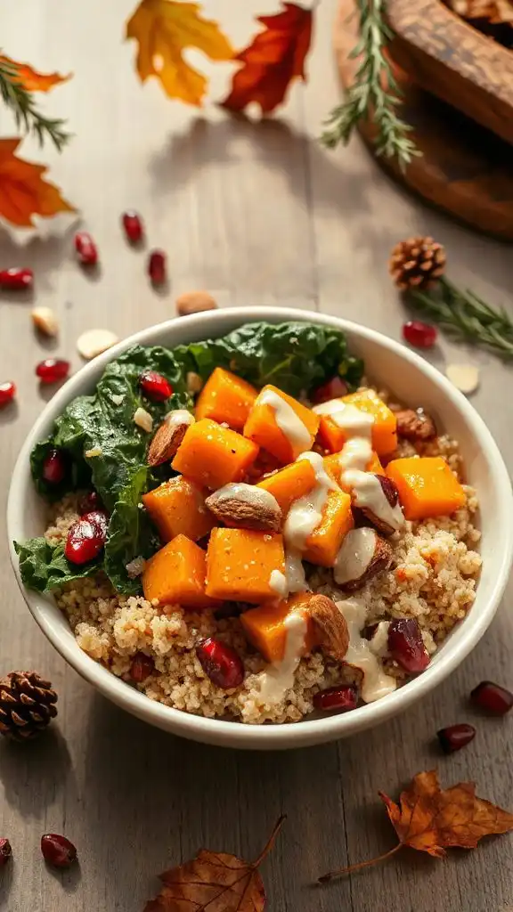 wholesome autumn quinoa bowl wholesome autumn quinoa bowl