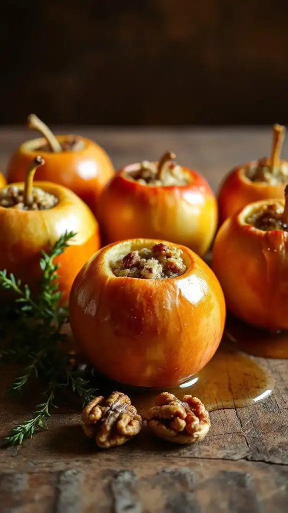 wholesome baked apples dessert