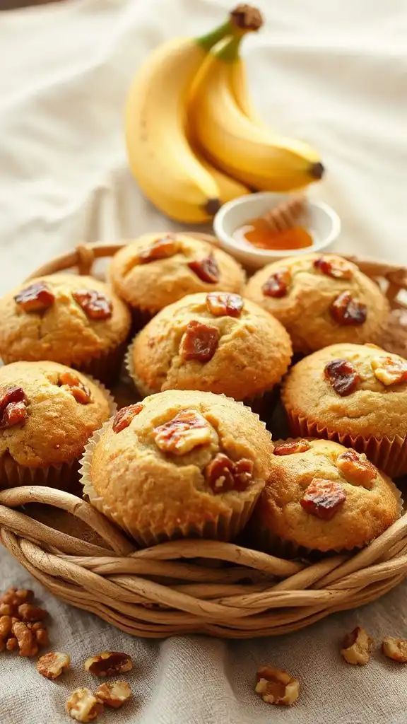 wholesome banana nut muffins wholesome banana nut muffins