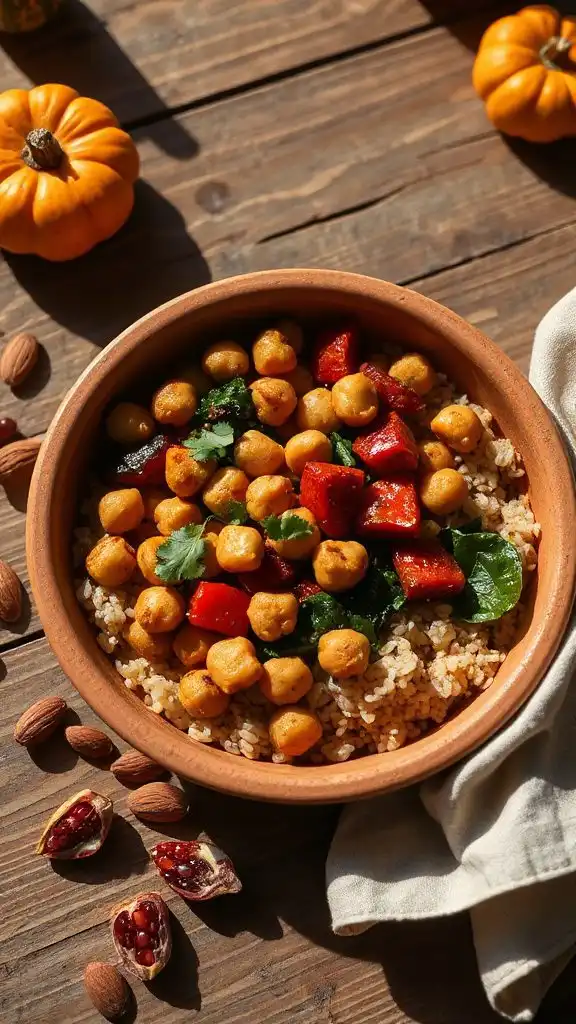 wholesome chickpea rice bowl wholesome chickpea rice bowl