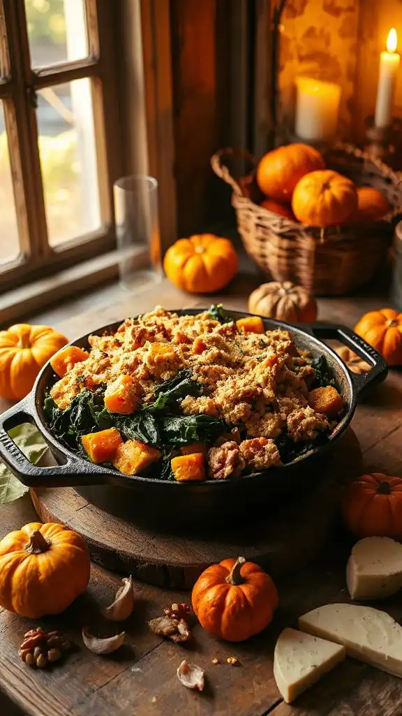 wholesome fall vegetable casserole