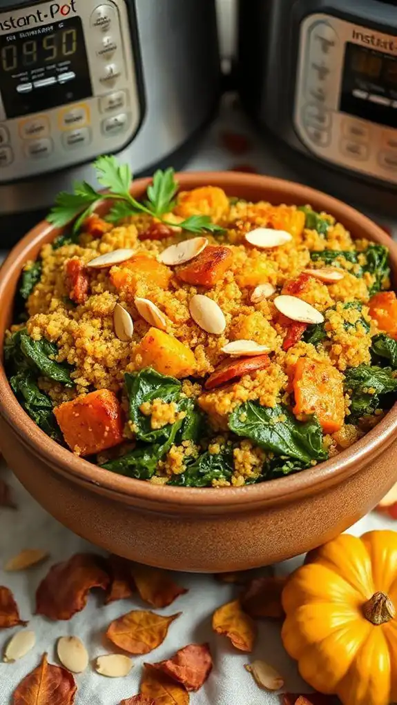 wholesome quinoa kale casserole