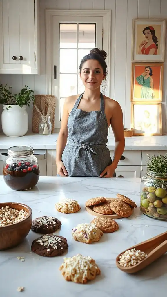 wholesome vegan oatmeal cookies