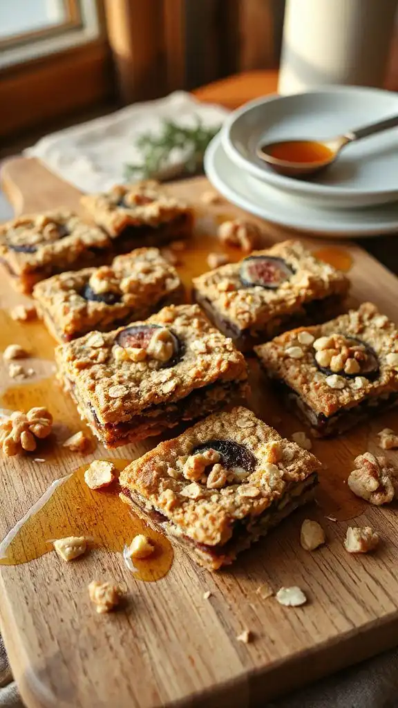 wholesome walnut fig oat bars