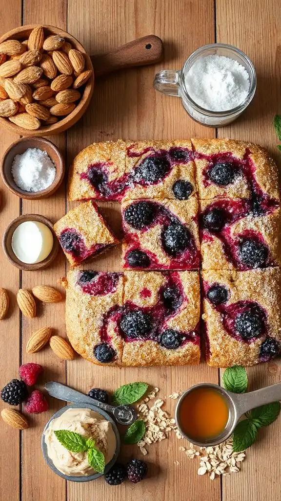 wild berry almond bars preparation wild berry almond bars preparation