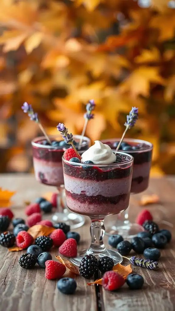 wild berry lavender dessert delight