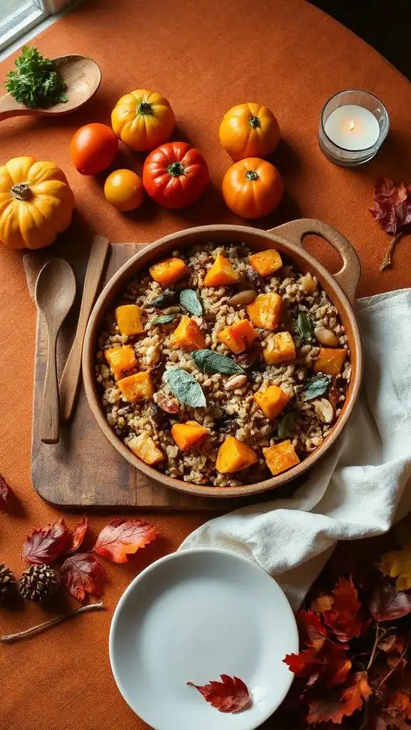 wild rice butternut squash casserole wild rice butternut squash casserole