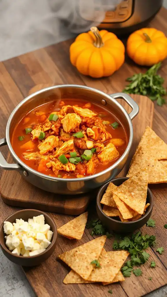 zesty buffalo chicken chili