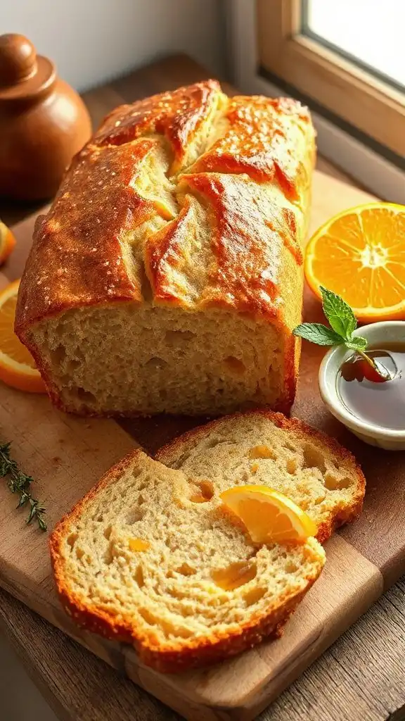 zesty citrus maple bread