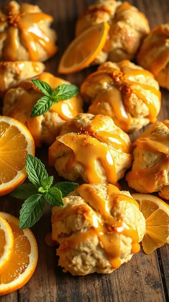 zesty maple orange scones