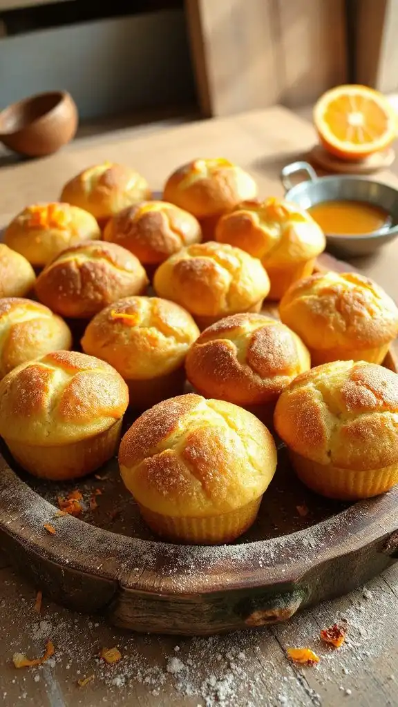 zesty orange maple muffins
