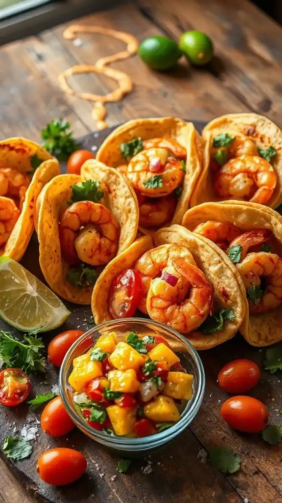 zesty salsa enhances tacos