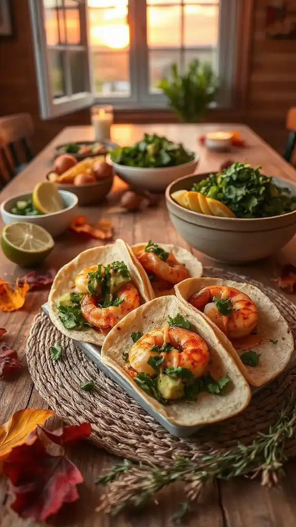 zesty shrimp taco delight