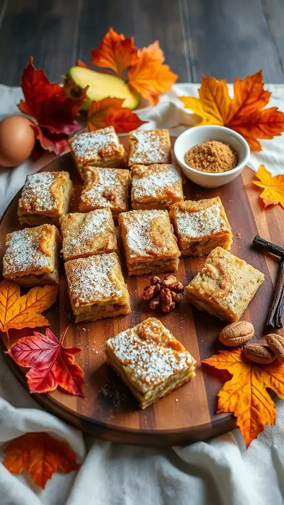 zucchini bread fall bars