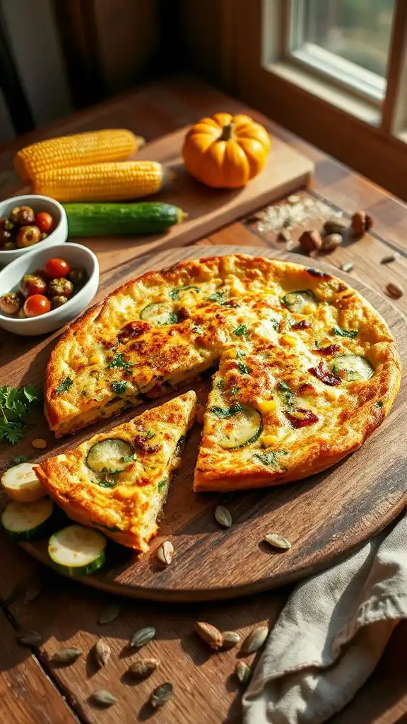 zucchini corn frittata recipe