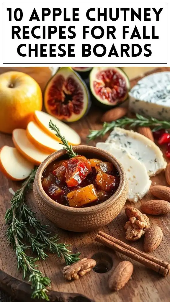10 Apple Chutney Recipes for Fall Cheese Boards