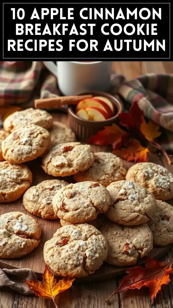 10 Apple Cinnamon Breakfast Cookie Recipes for Autumn