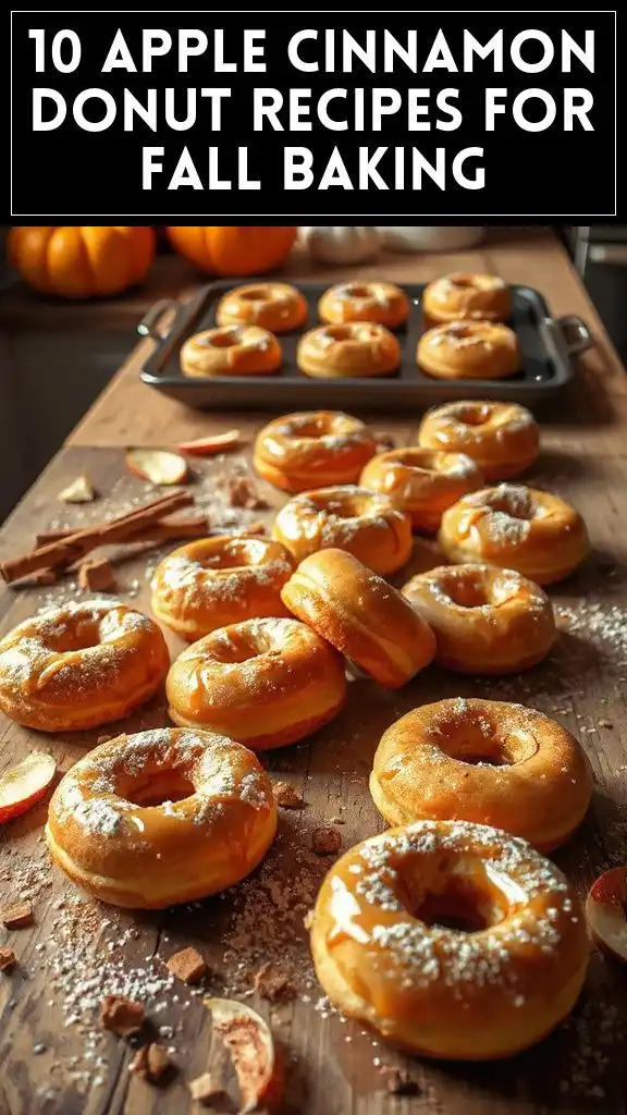 10 Apple Cinnamon Donut Recipes for Fall Baking