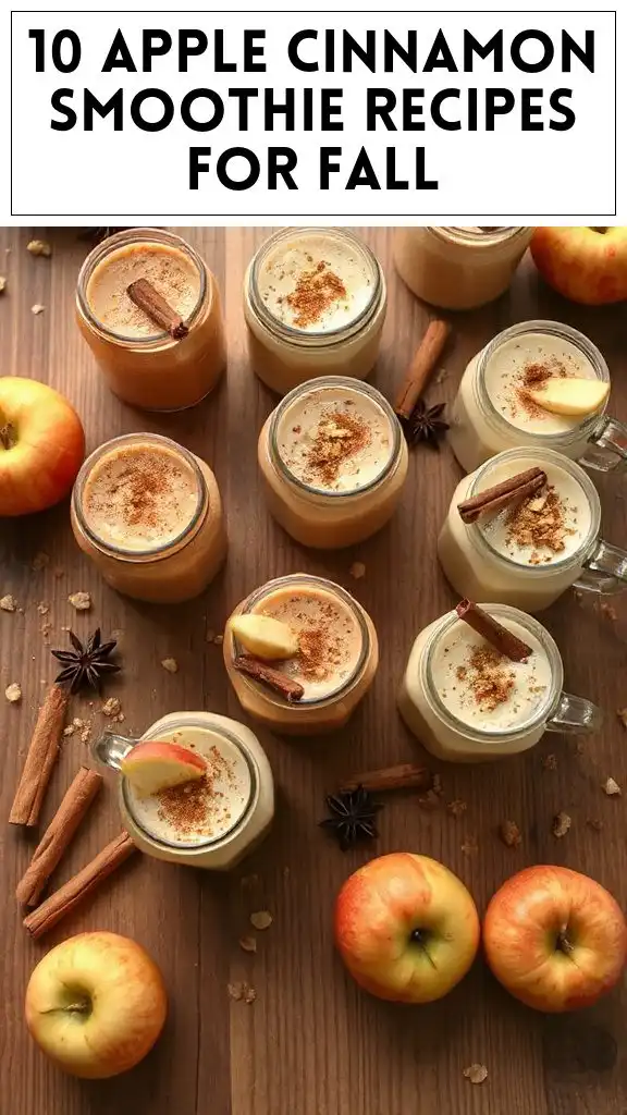 10 Apple Cinnamon Smoothie Recipes for Fall
