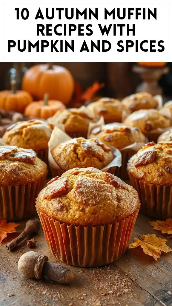 10 Autumn Muffin Recipes With Pumpkin and Spices