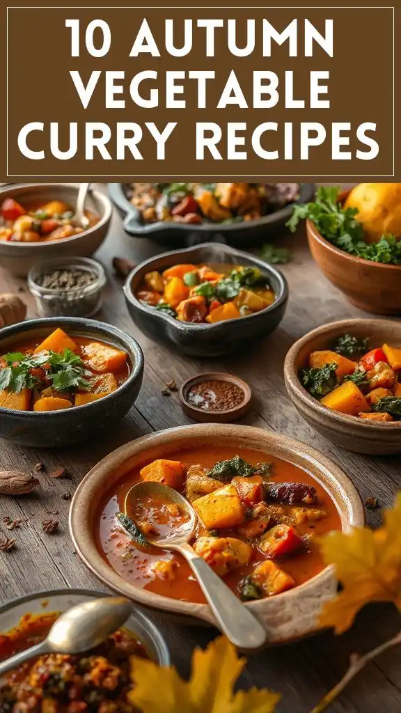 10 Autumn Vegetable Curry Recipes
