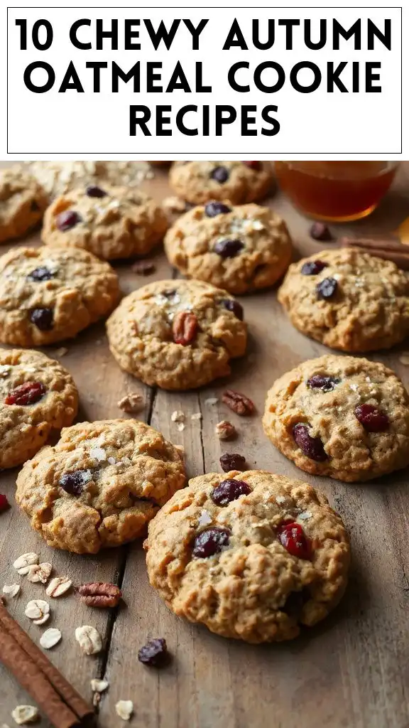 10 Chewy Autumn Oatmeal Cookie Recipes