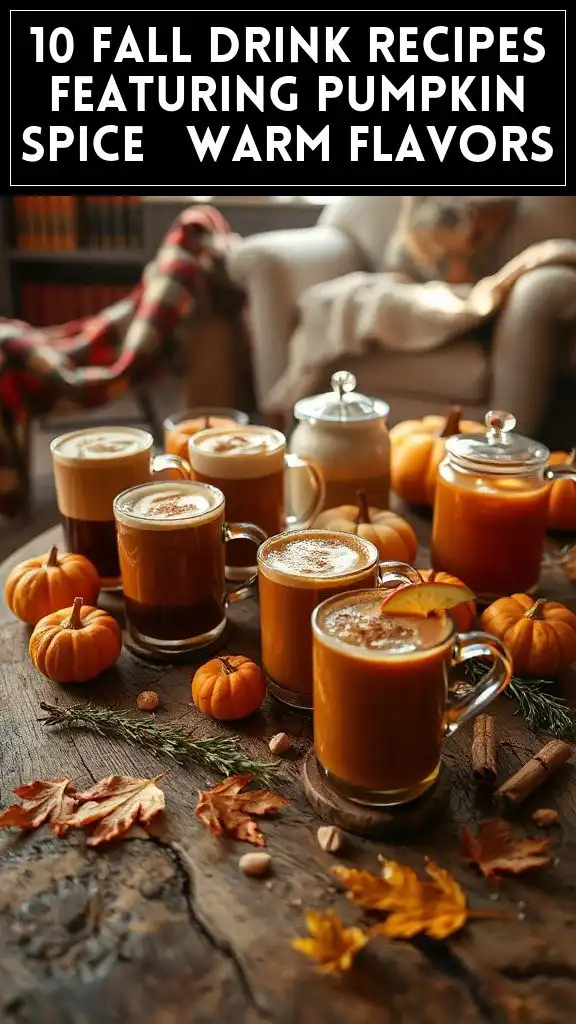 10 Fall Drink Recipes Featuring Pumpkin Spice & Warm Flavors