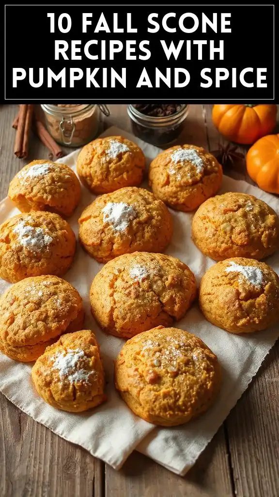 10 Fall Scone Recipes With Pumpkin and Spice