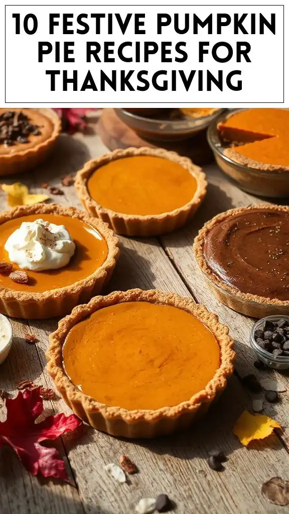 10 Festive Pumpkin Pie Recipes for Thanksgiving