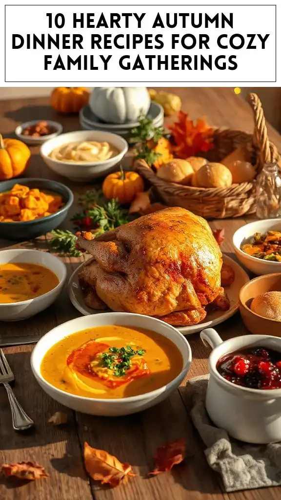 10 Hearty Autumn Dinner Recipes for Cozy Family Gatherings