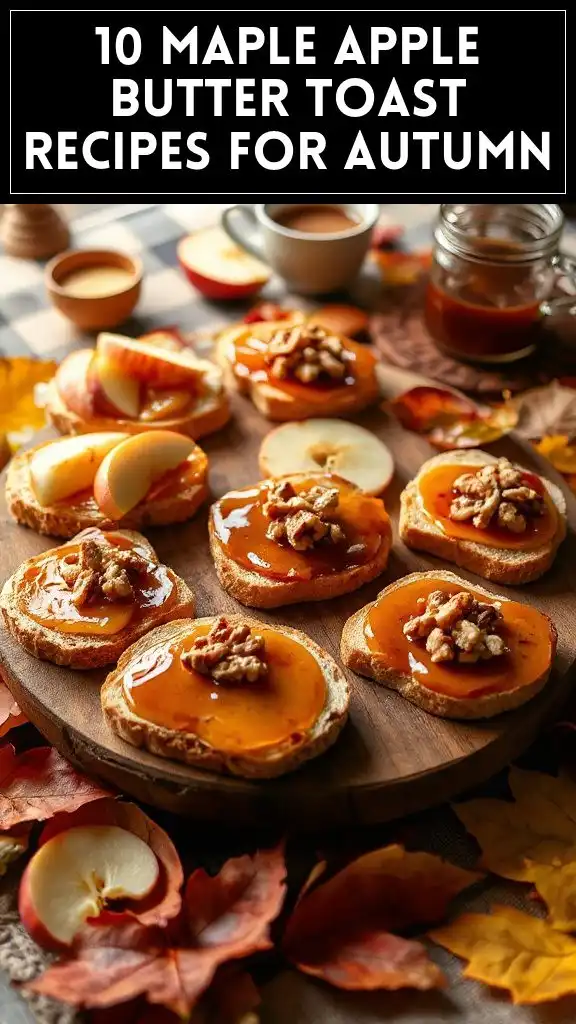 10 Maple Apple Butter Toast Recipes for Autumn