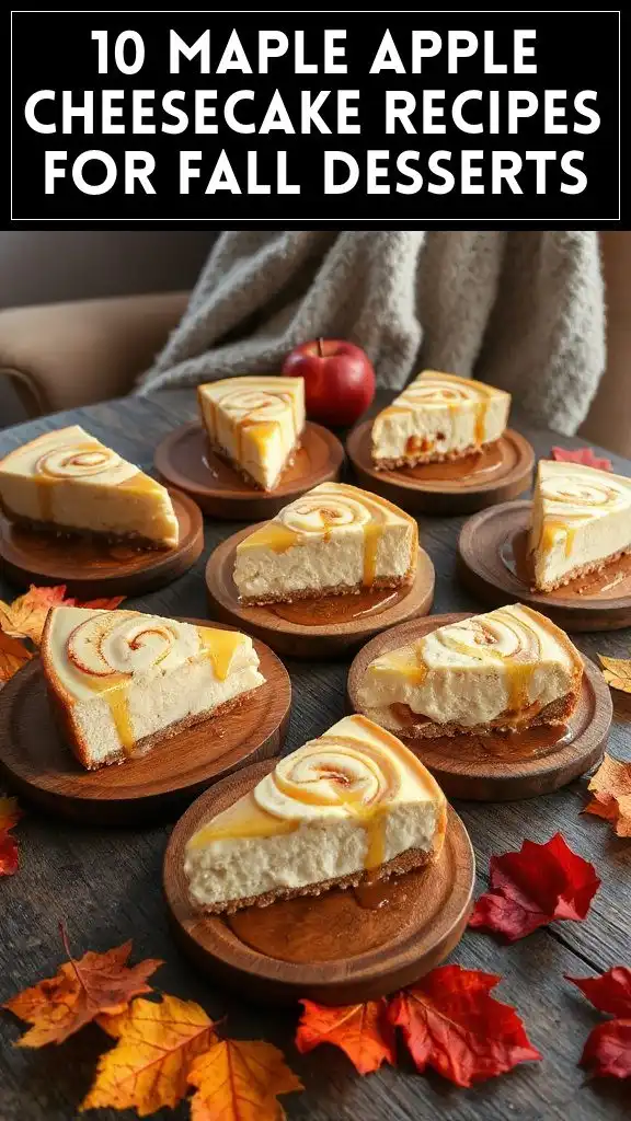 10 Maple Apple Cheesecake Recipes for Fall Desserts
