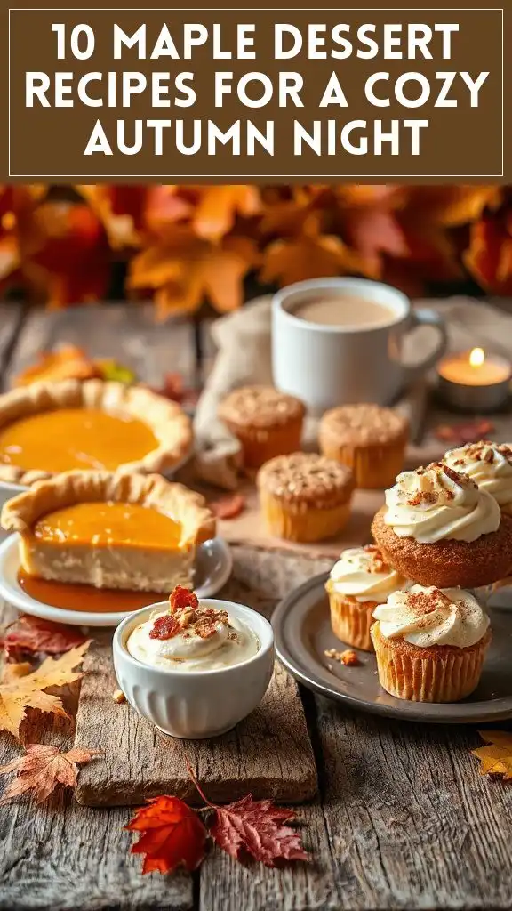10 Maple Dessert Recipes for a Cozy Autumn Night