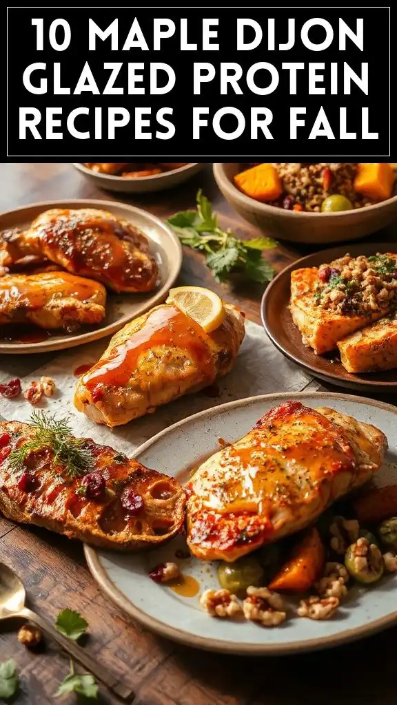 10 Maple Dijon Glazed Protein Recipes for Fall