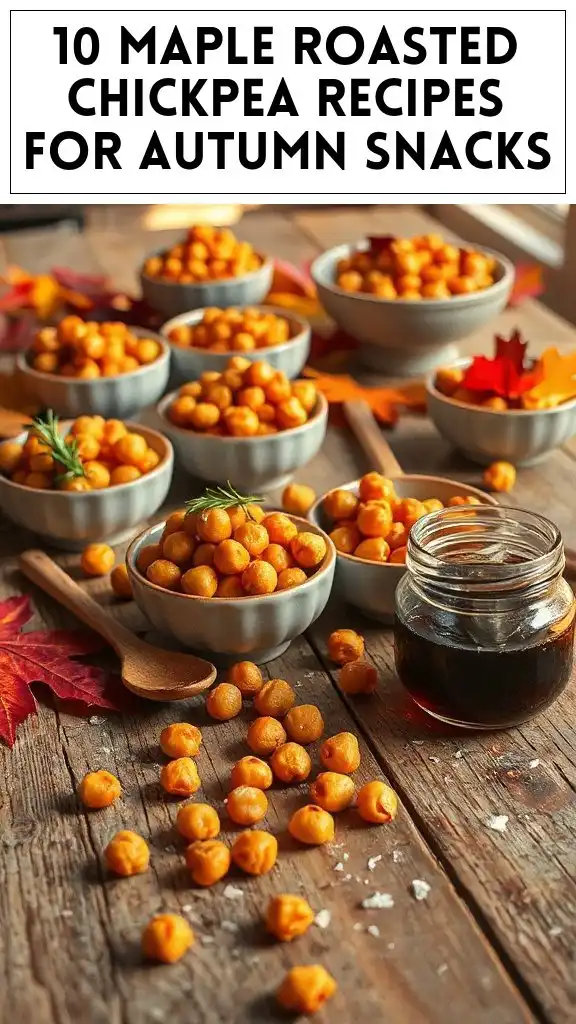10 Maple Roasted Chickpea Recipes for Autumn Snacks