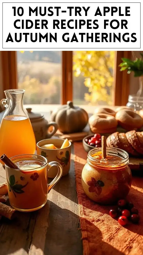 10 Must-Try Apple Cider Recipes for Autumn Gatherings