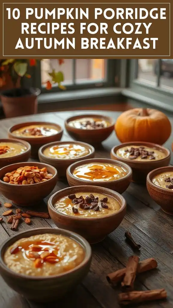 10 Pumpkin Porridge Recipes for Cozy Autumn Breakfast