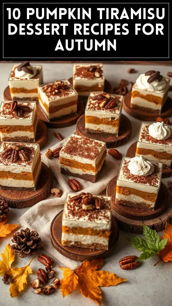 10 Pumpkin Tiramisu Dessert Recipes for Autumn