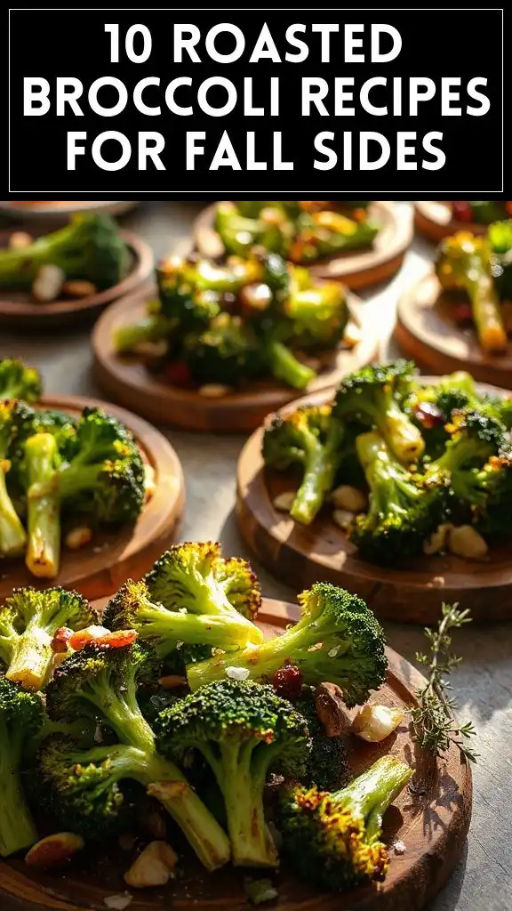 10 Roasted Broccoli Recipes for Fall Sides