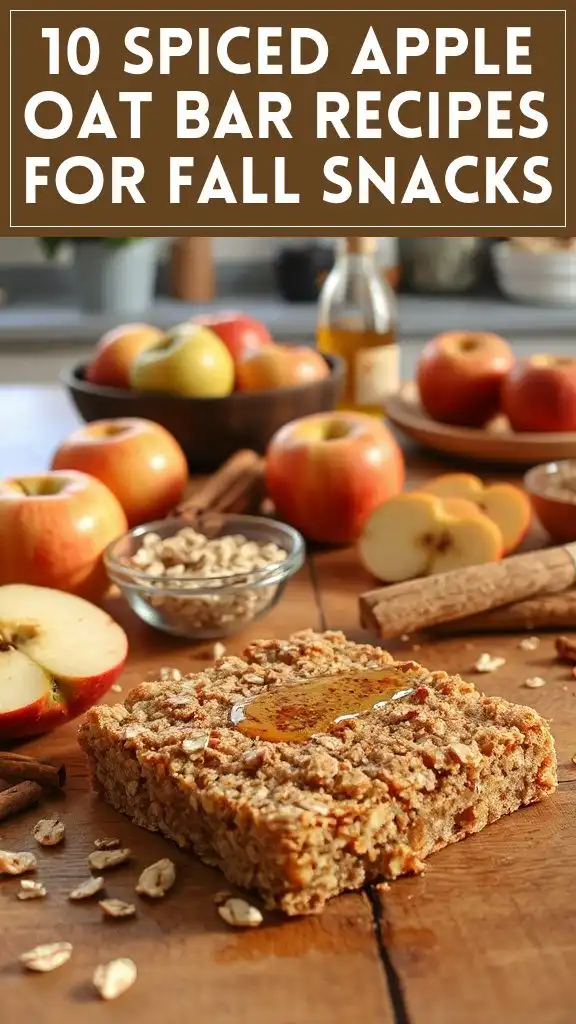 10 Spiced Apple Oat Bar Recipes for Fall Snacks