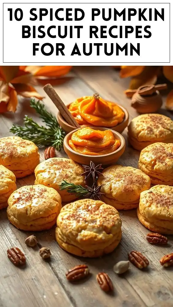 10 Spiced Pumpkin Biscuit Recipes for Autumn