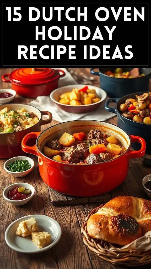 15 Dutch Oven Holiday Recipe Ideas