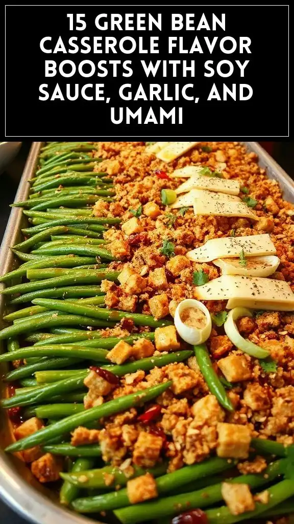 15 Green Bean Casserole Flavor Boosts With Soy Sauce, Garlic, and Umami