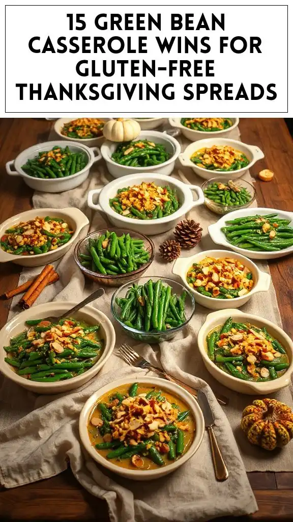 15 Green Bean Casserole Wins for Gluten-Free Thanksgiving Spreads
