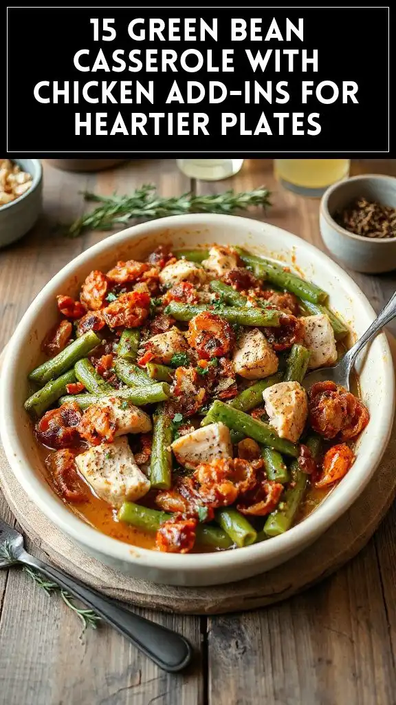 15 Green Bean Casserole With Chicken Add-Ins for Heartier Plates